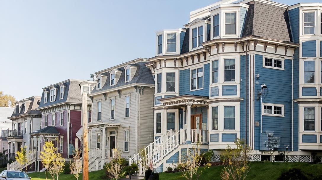 Street view — Victorian row