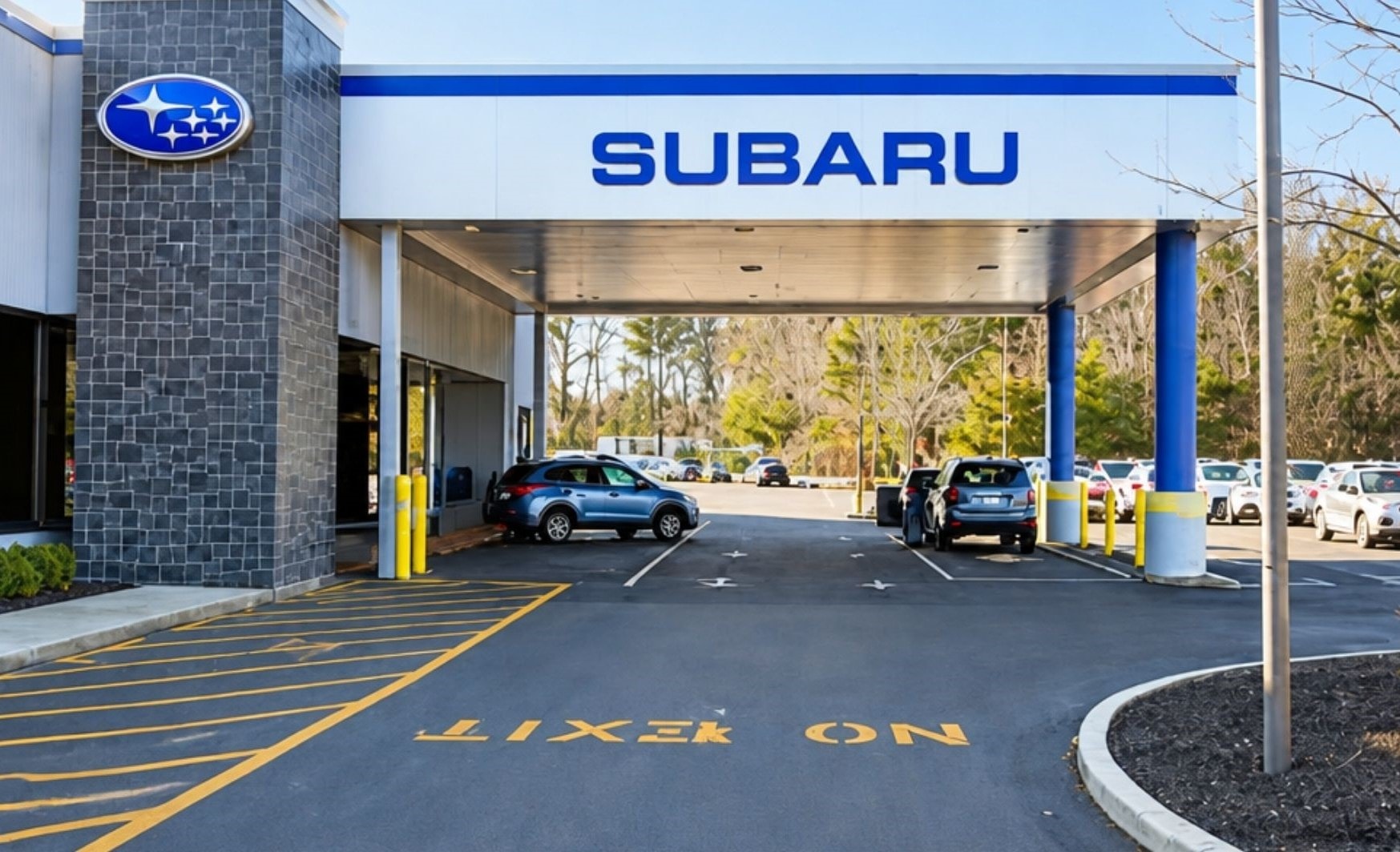 View of drive-thru at entry