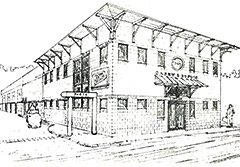 Casey & Dupuis Sketch of Building Facade