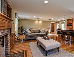 View of New Family Room